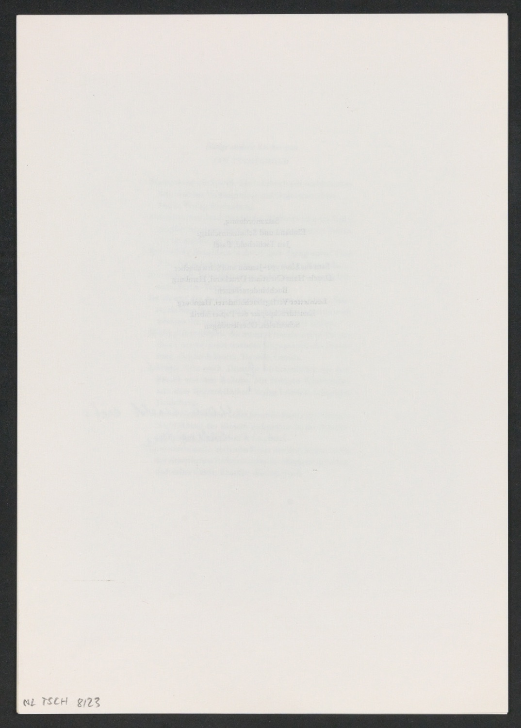 Korrekturfahnen des Textes der ersten Auflage und montierte Seiten zu Geschichte der Schrift in Bildern — Blatt 16