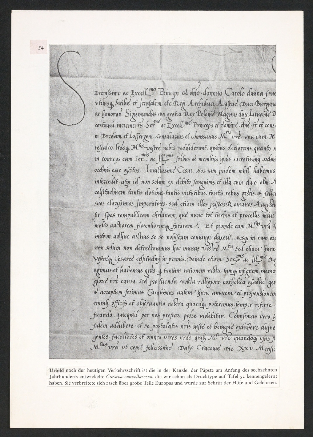 Korrekturfahnen des Textes der ersten Auflage und montierte Seiten zu Geschichte der Schrift in Bildern — Blatt 19