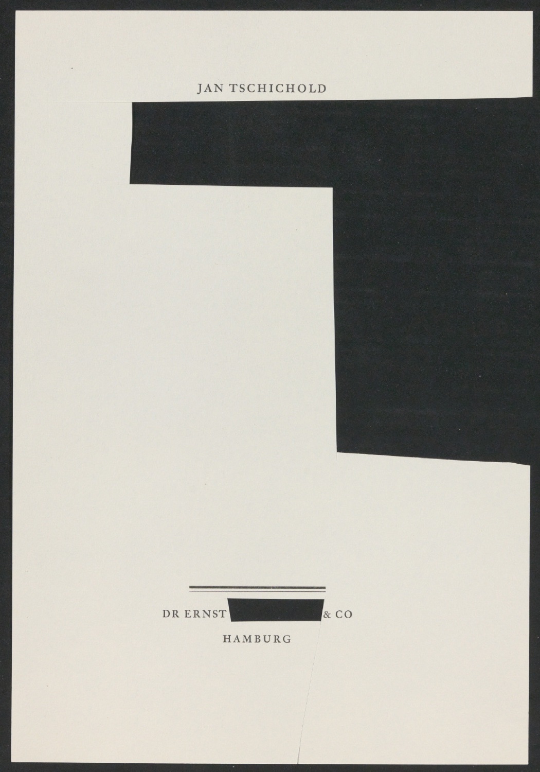 Probedrucke für Titelblatt, Impressum und Vorwort von Geschichte der Schrift in Bildern — Blatt 1