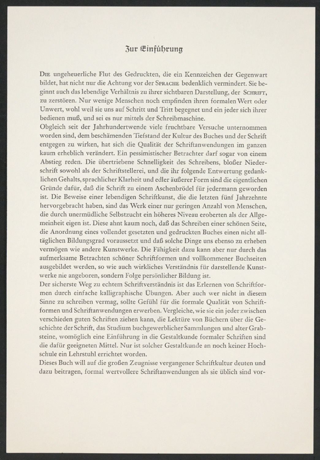 Probedrucke für Titelblatt, Impressum und Vorwort von Geschichte der Schrift in Bildern — Blatt 3