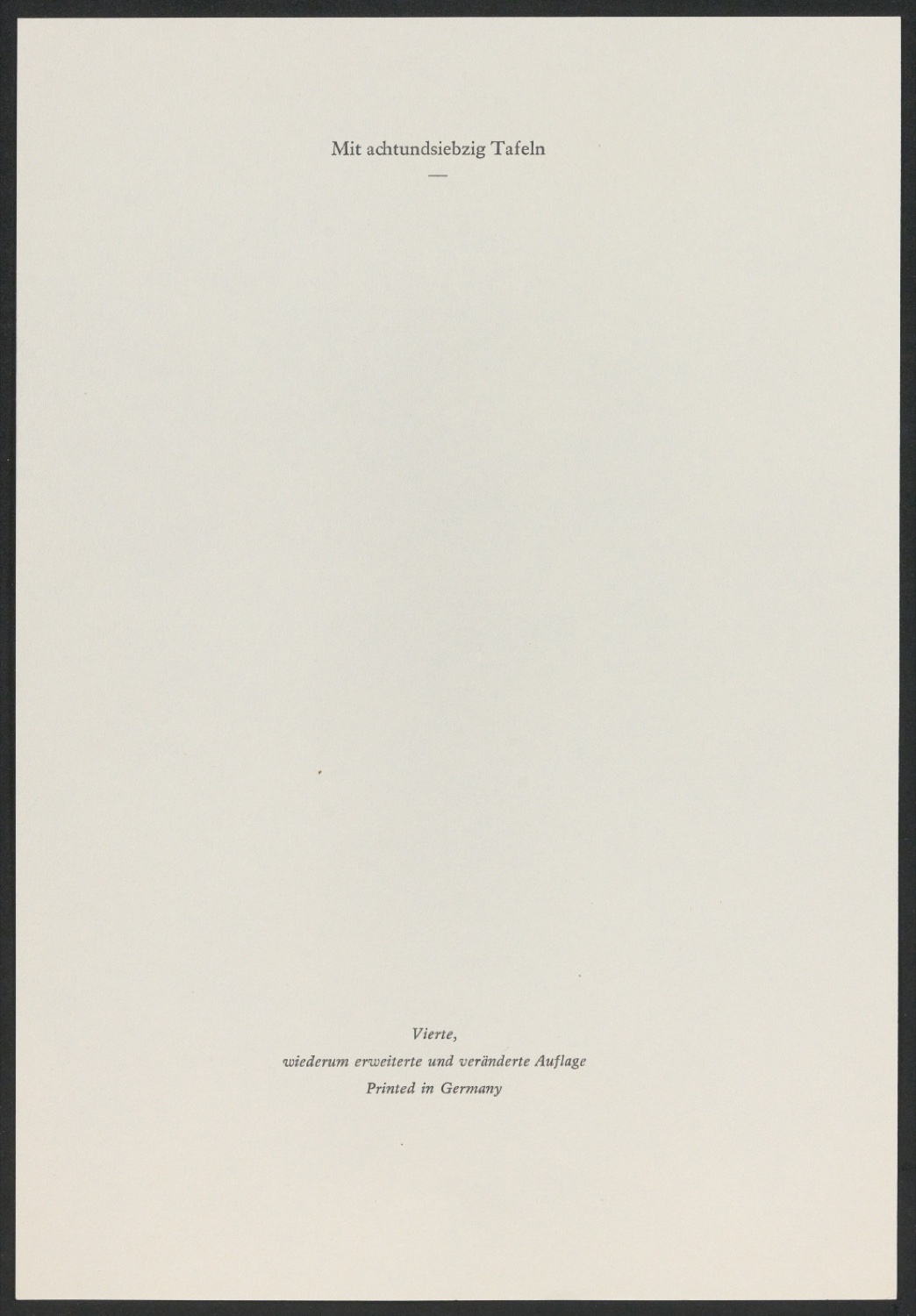 Probedrucke für Titelblatt, Impressum und Vorwort von Geschichte der Schrift in Bildern — Blatt 5