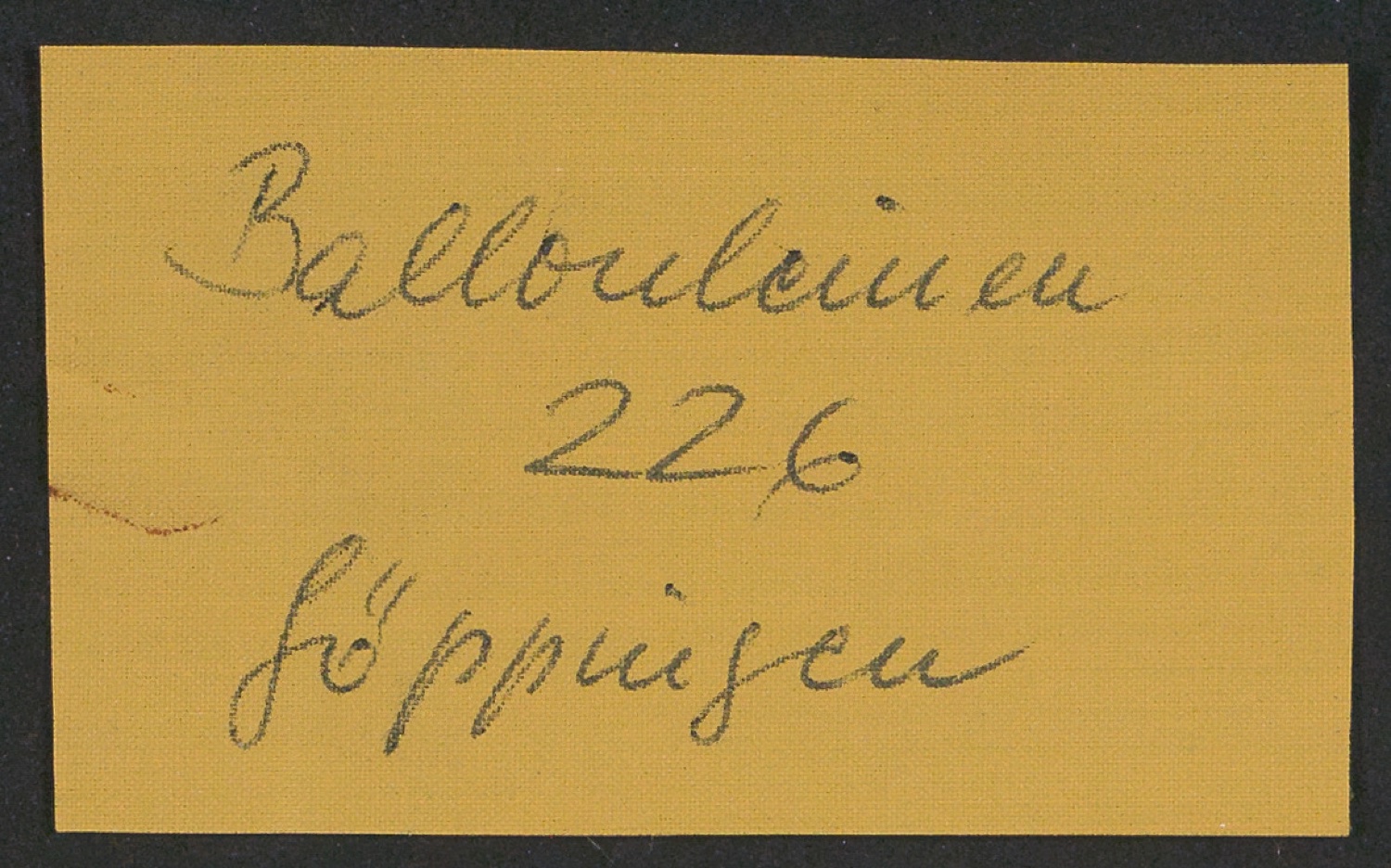Papiermuster und Gewebemuster mit Notizen Tschicholds für Druck von Geschichte der Schrift in Bildern — Blatt 1