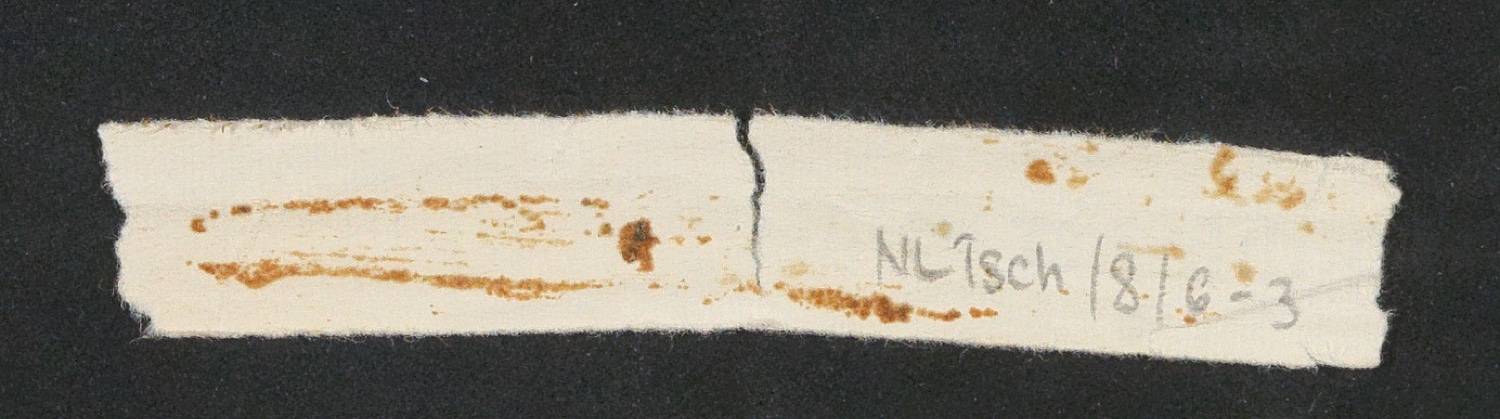 Korrigierter Probedruck mit montiertem Buchrücken für den Schutzumschlag von Geschichte der Schrift in Bildern — Blatt 6