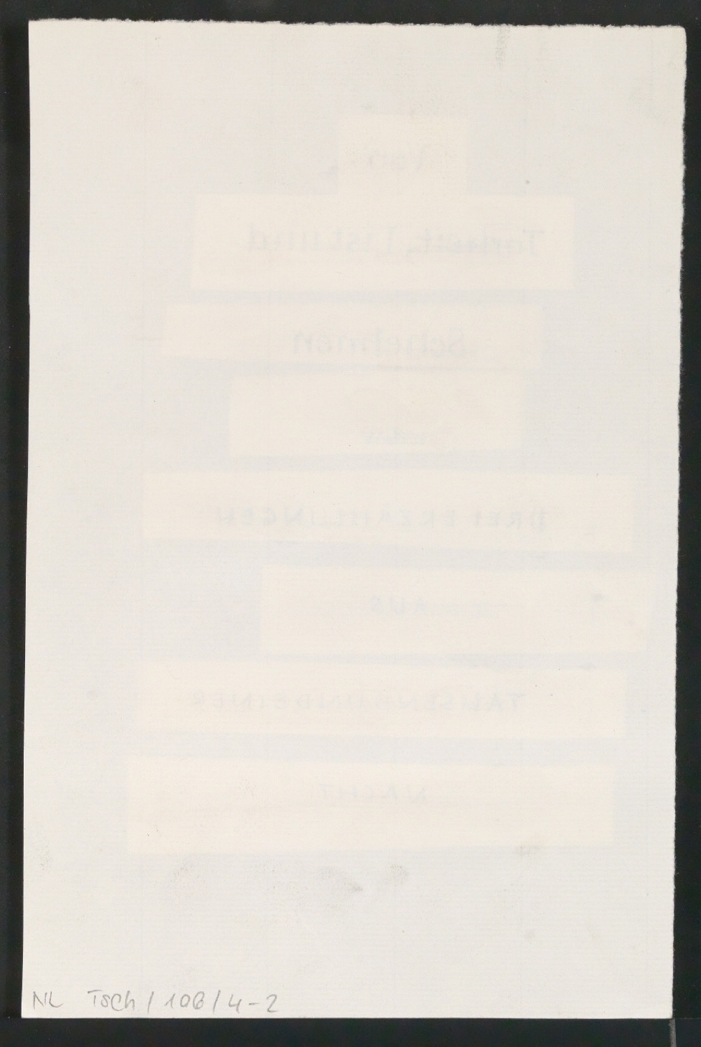 Entwurfszeichnungen und Druckfreigabe von Titelblatt für Von Torheit, List und Schelmen — Blatt 5