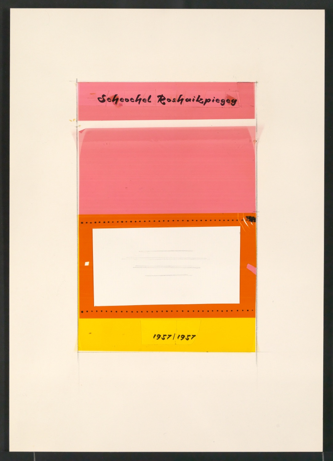 Entwurf für einen Bucheinband — Blatt 1