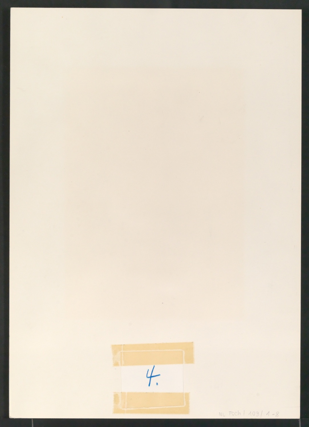 Auf Papier montierte Entwürfe für den Bucheinband von Schweizer Bücherkatalog 1959/60 — Blatt 6