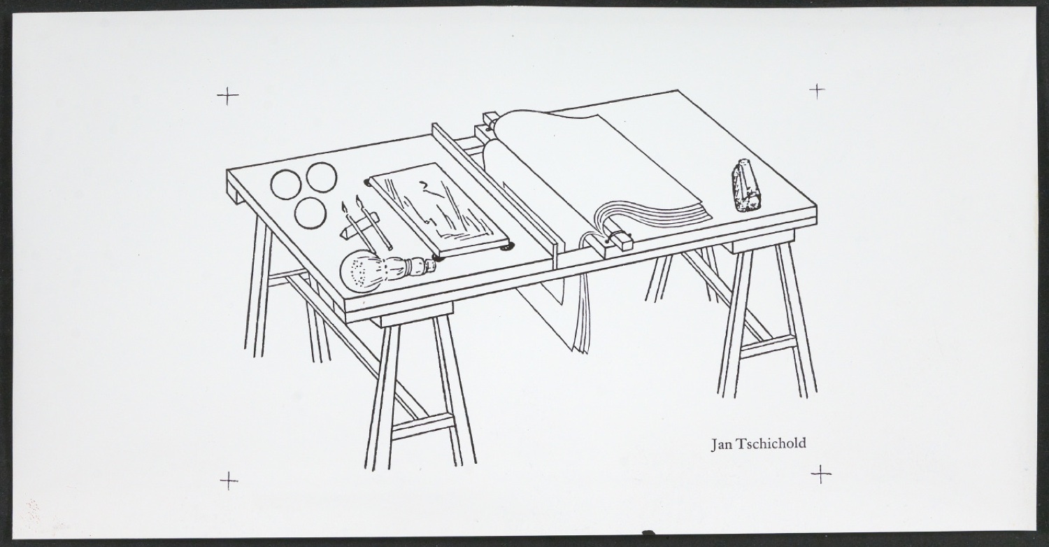 Retusche und Klischee einer Illustration für Der chinesische und der japanische mehrfarbige Holztafeldruck, technisch — Blatt 5