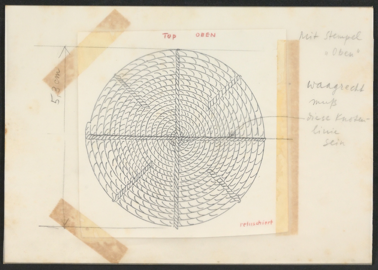 Entwürfe, Korrekturfahnen und Klischee von Illustrationen für Der chinesische und der japanische mehrfarbige Holztafeldruck, technisch — Blatt 1