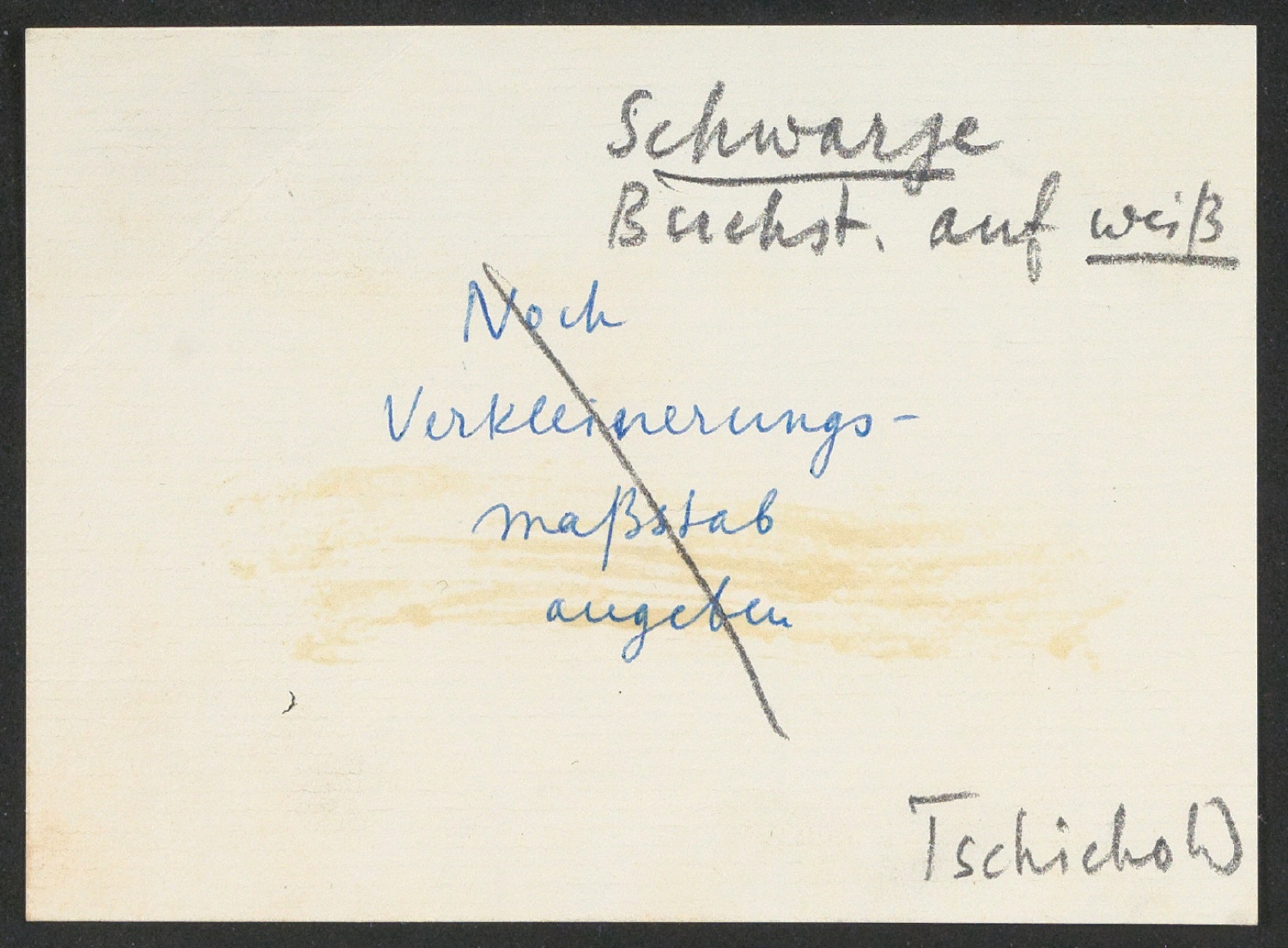 Klebeentwurf für Typographie zu Der chinesische und der japanische mehrfarbige Holztafeldruck, technisch — Blatt 3