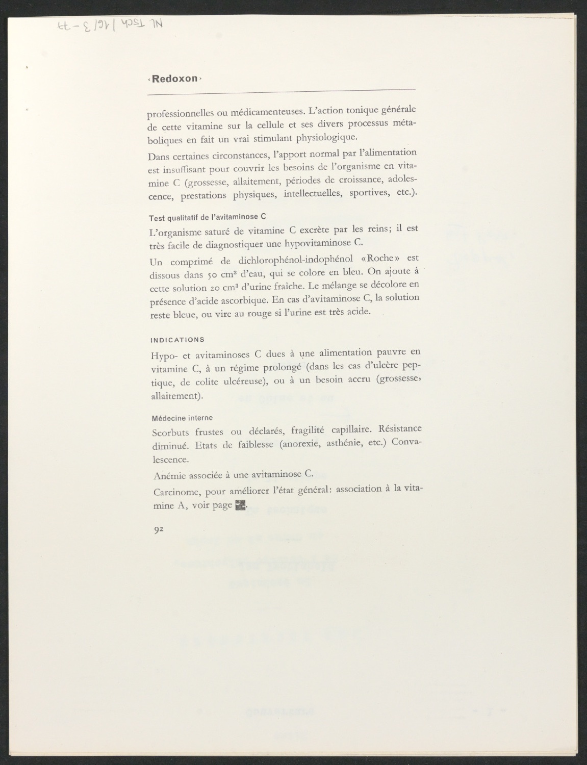 Typoskript für die Titelei von La technique de l'estampe polychrome en Chine et au Japon — Blatt 2
