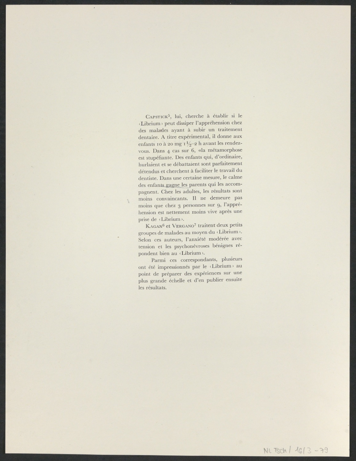 Typoskript für die Titelei von La technique de l'estampe polychrome en Chine et au Japon — Blatt 6