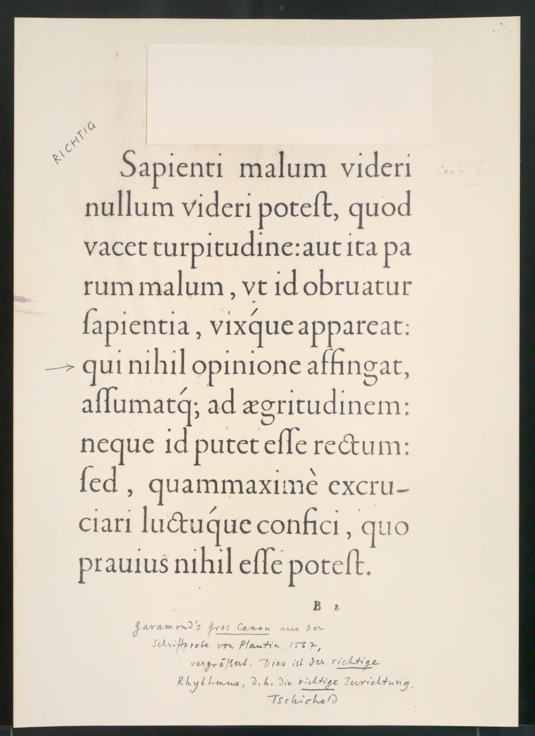 Fotokopien der Gros Canon von Claude Garamond — Blatt 5