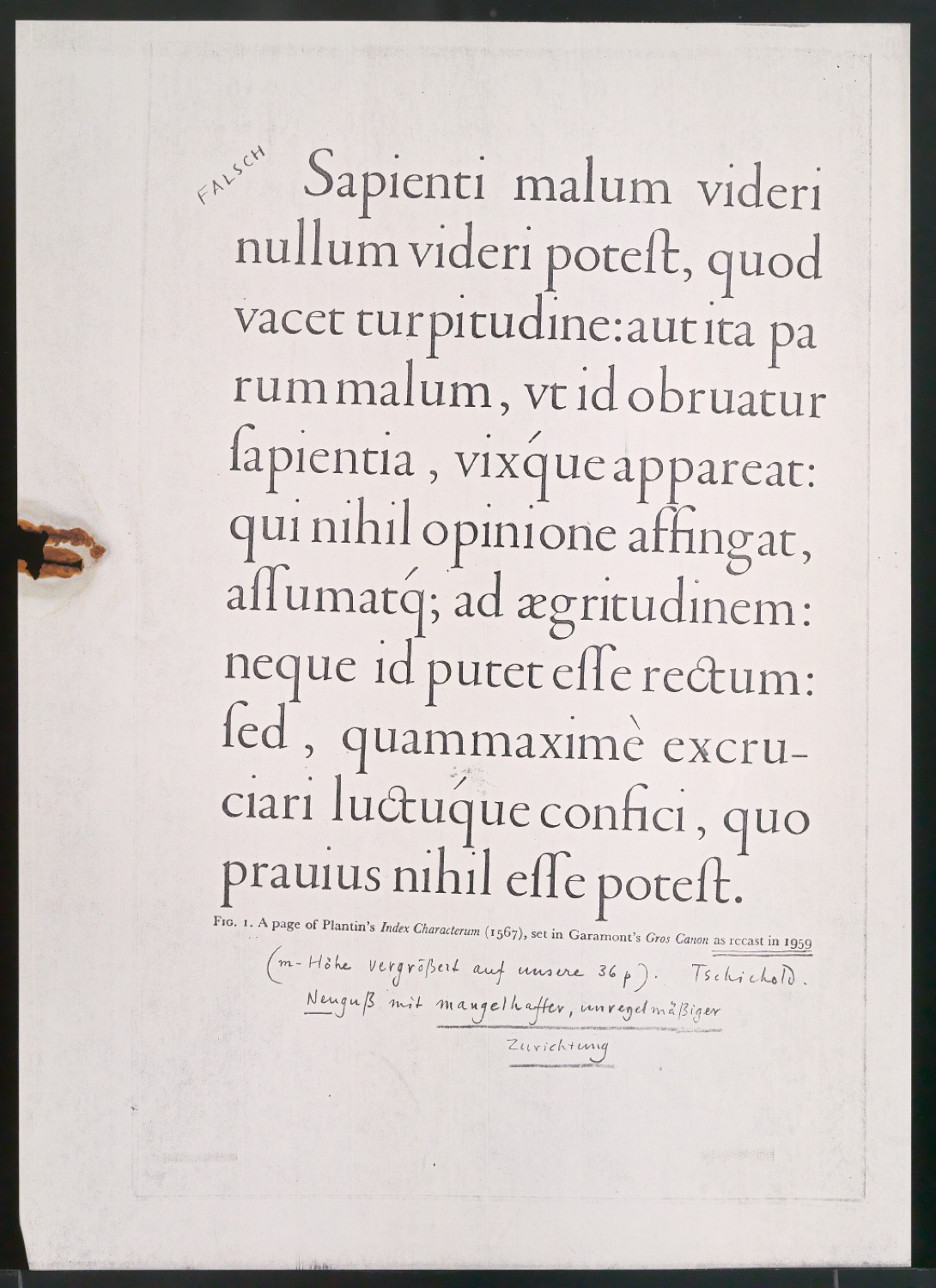 Fotokopien der Gros Canon von Claude Garamond — Blatt 7