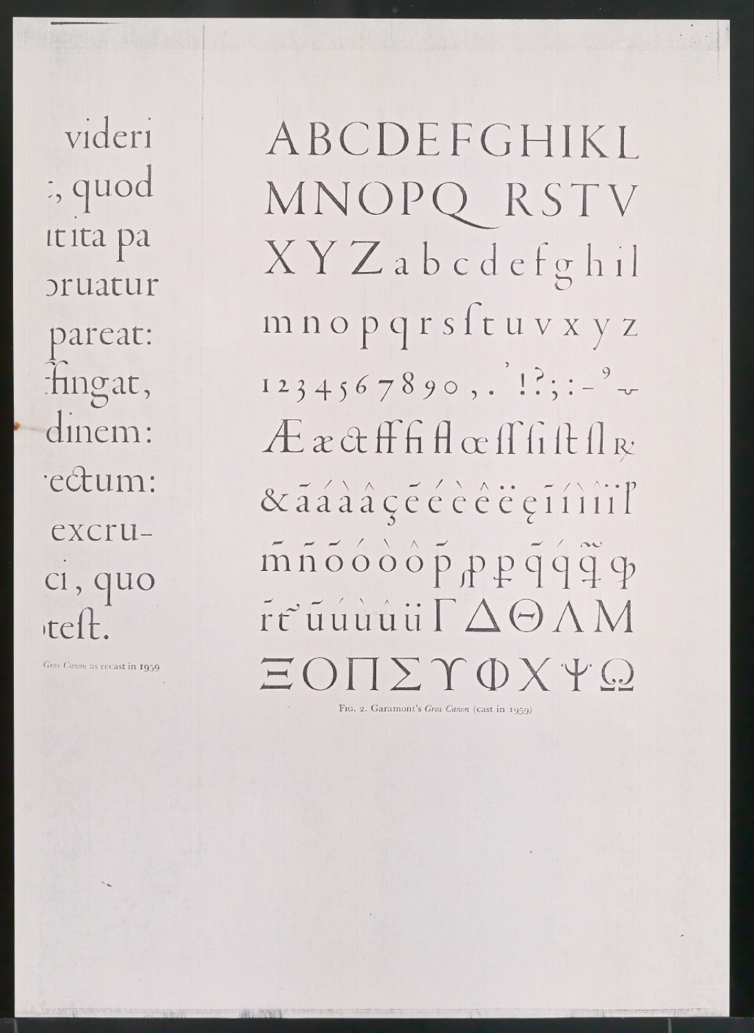 Fotokopien der Gros Canon von Claude Garamond — Blatt 13