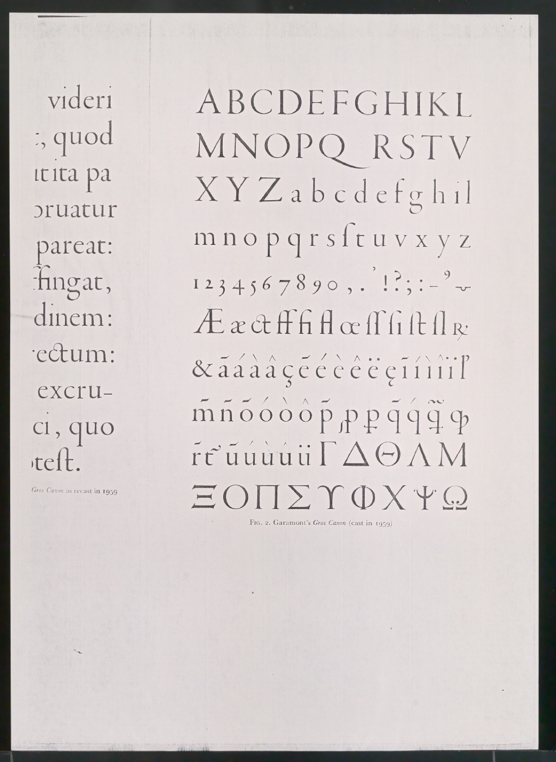 Fotokopien der Gros Canon von Claude Garamond — Blatt 15
