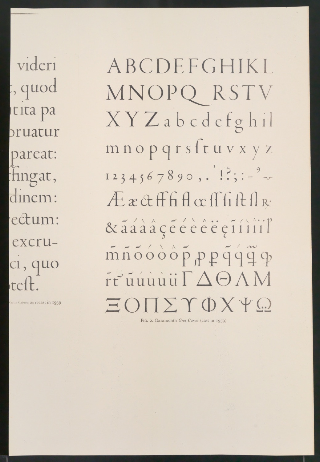 Fotokopien der Gros Canon von Claude Garamond — Blatt 17