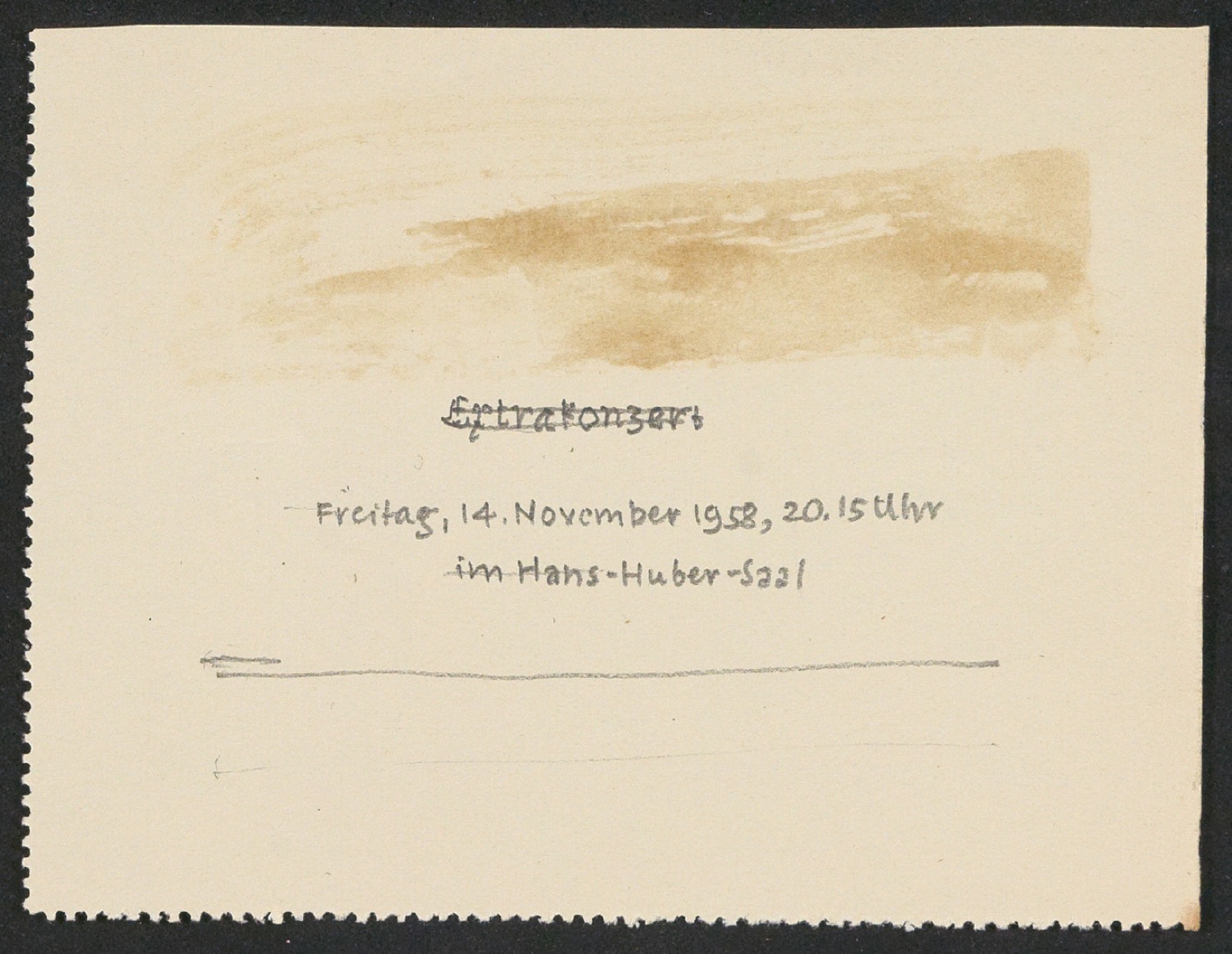 Extrakonzert — Blatt 1