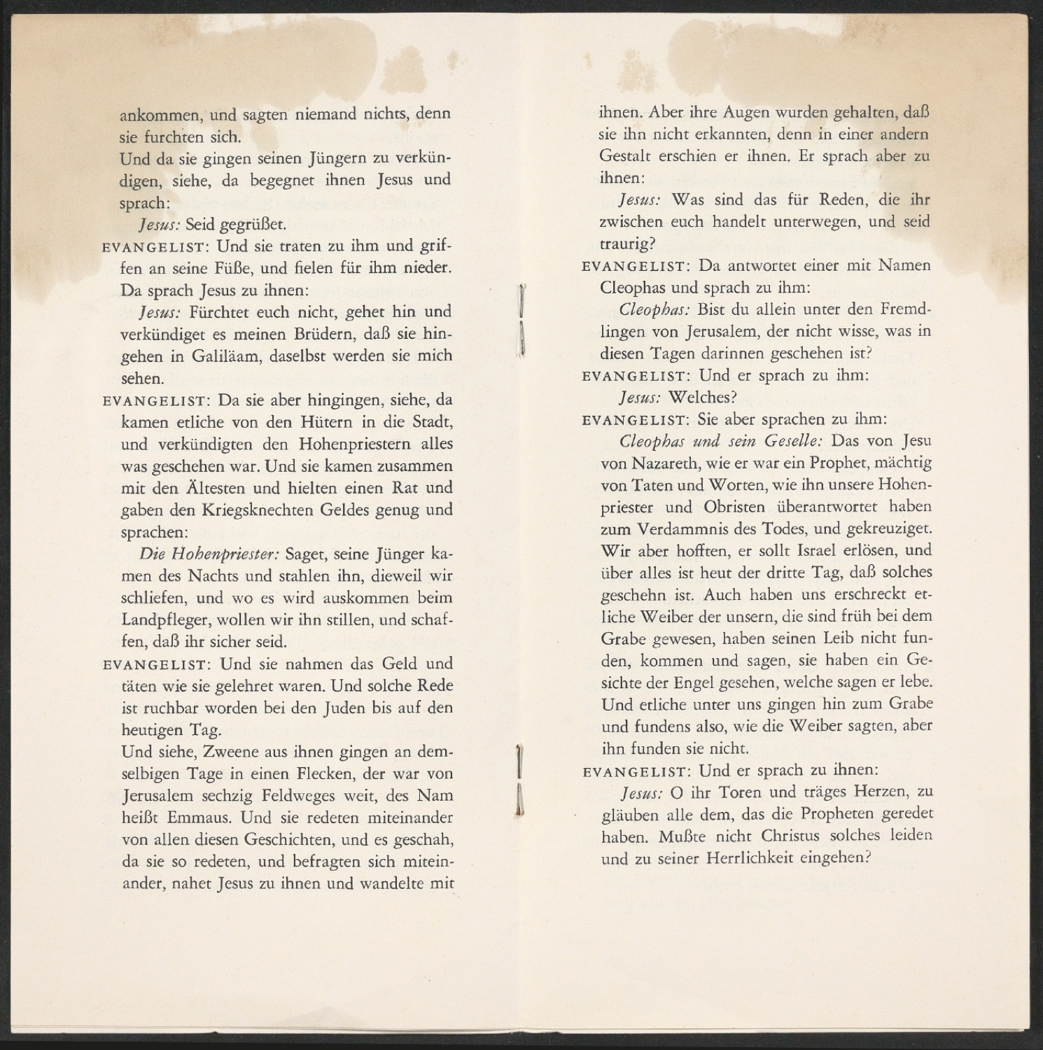 Korrekturfahne für Programmheft Konzert Heinrich Schütz — Blatt 4