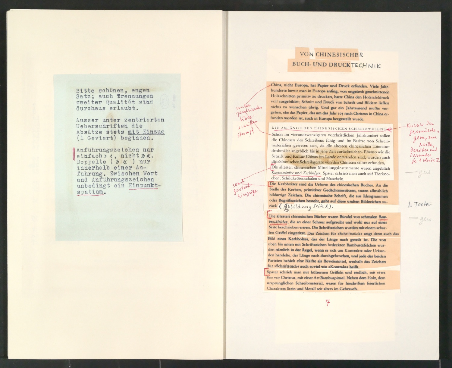Von chinesischer Buch- und Drucktechnik [Manuskript] — Blatt 5
