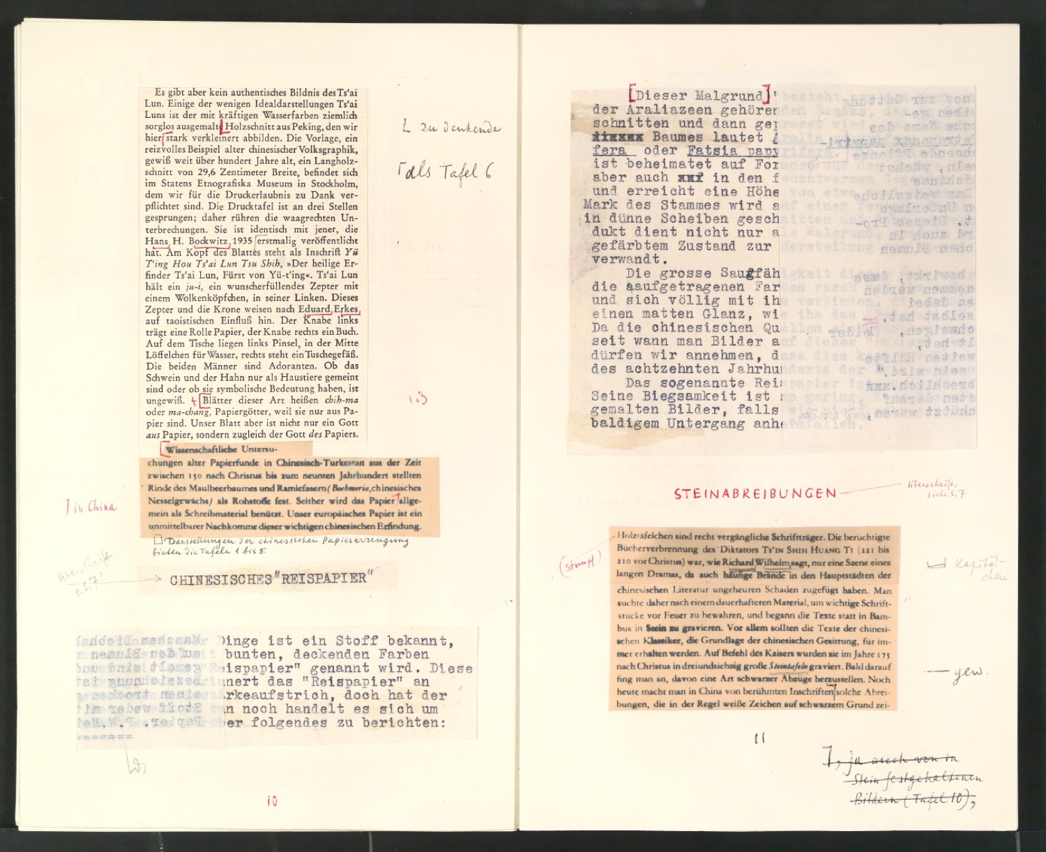 Von chinesischer Buch- und Drucktechnik [Manuskript] — Blatt 7
