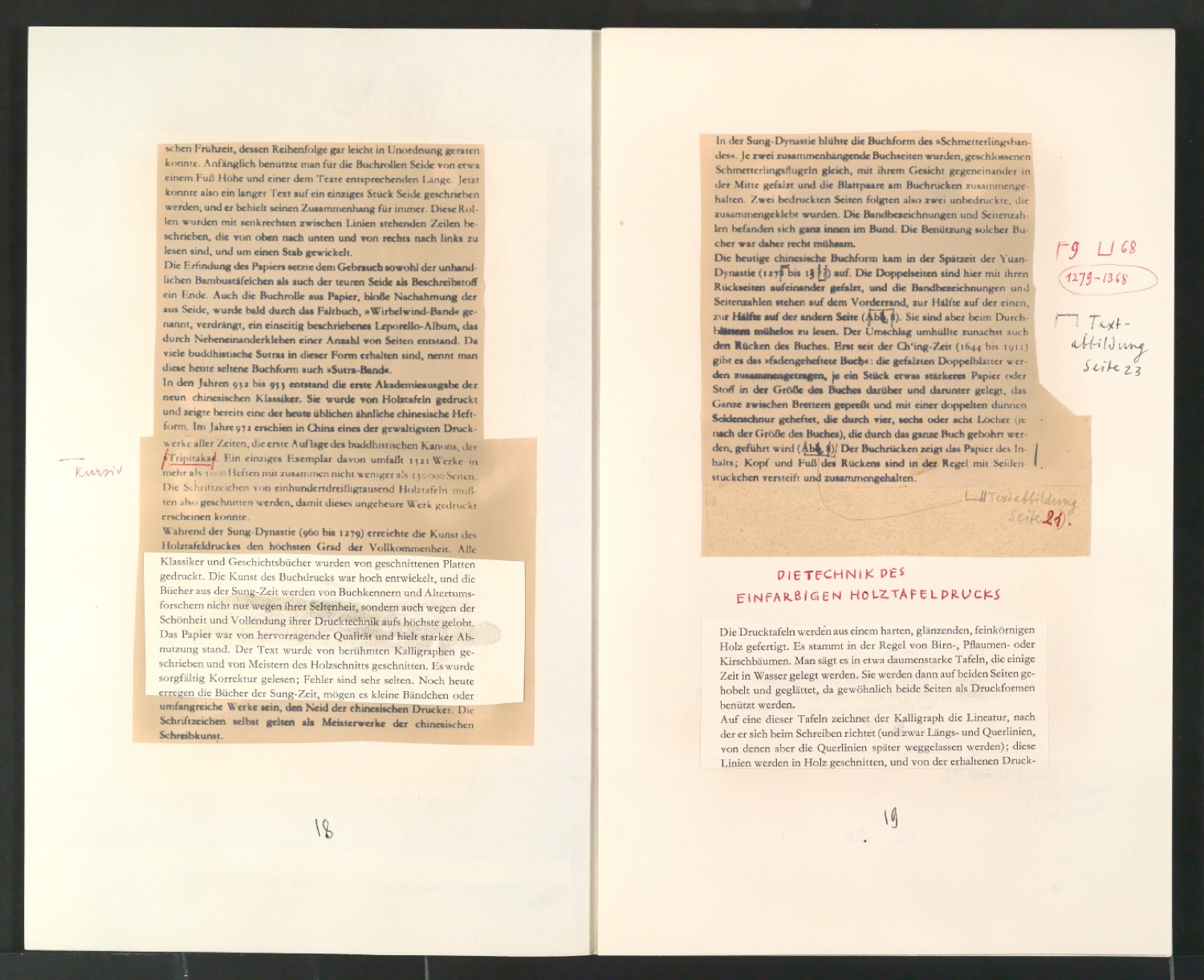 Von chinesischer Buch- und Drucktechnik [Manuskript] — Blatt 11