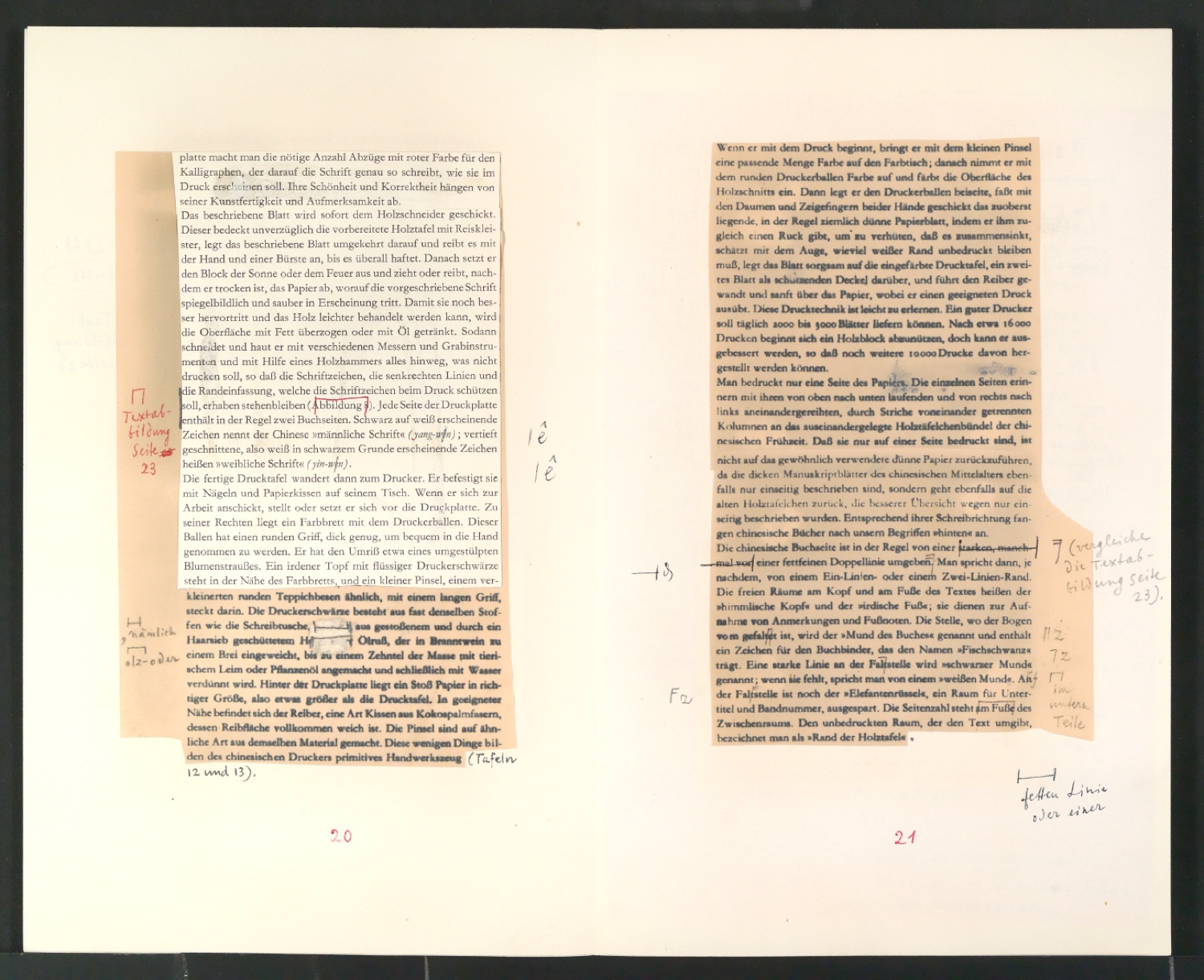 Von chinesischer Buch- und Drucktechnik [Manuskript] — Blatt 12