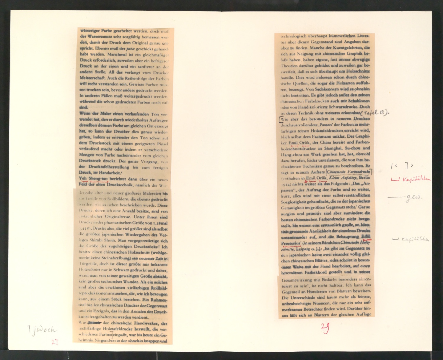 Von chinesischer Buch- und Drucktechnik [Manuskript] — Blatt 17