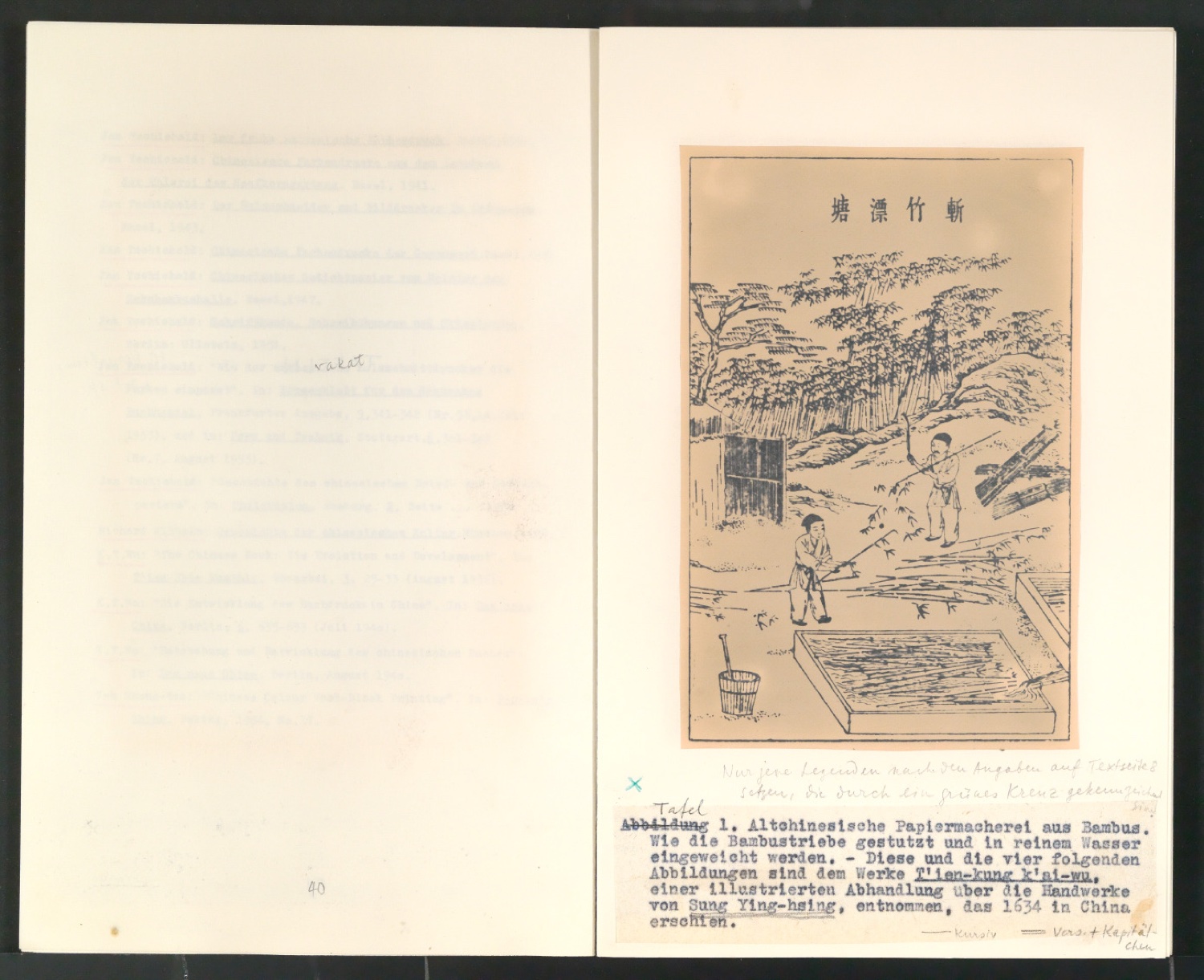 Von chinesischer Buch- und Drucktechnik [Manuskript] — Blatt 23