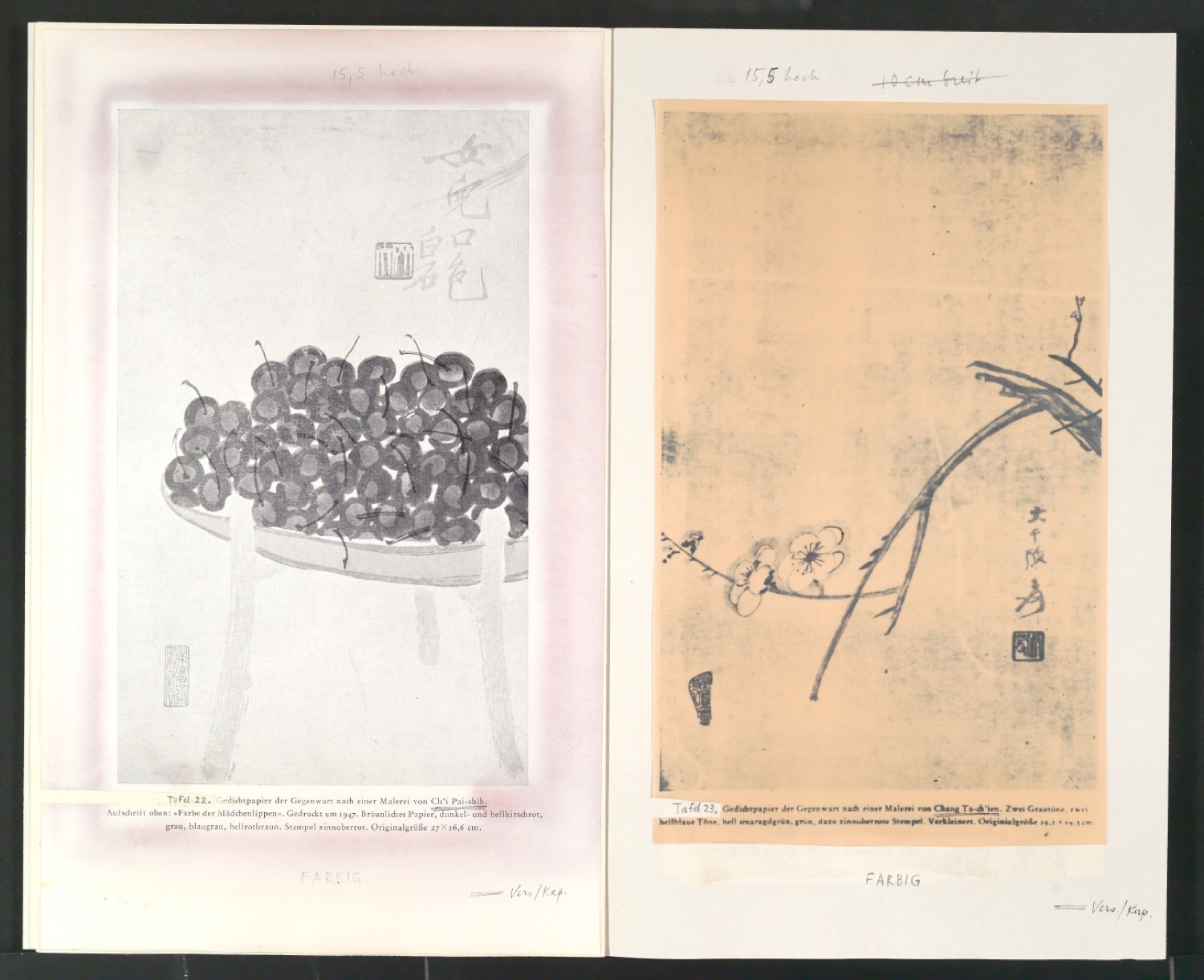 Von chinesischer Buch- und Drucktechnik [Manuskript] — Blatt 34
