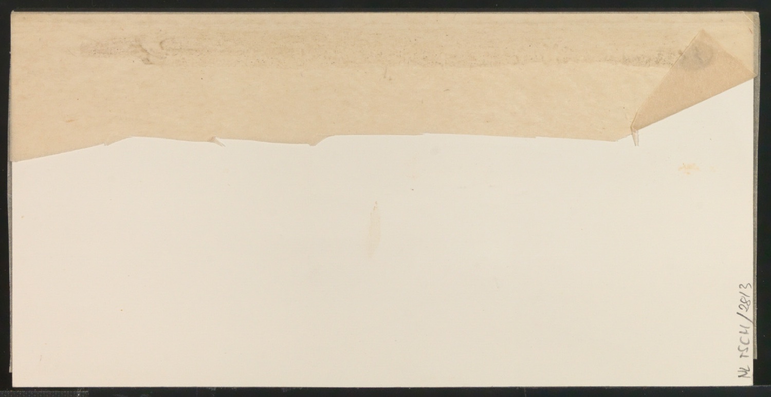 Klebeentwurf für den Buchtitel des Titelblattes von Schönste, liebe mich — Blatt 2