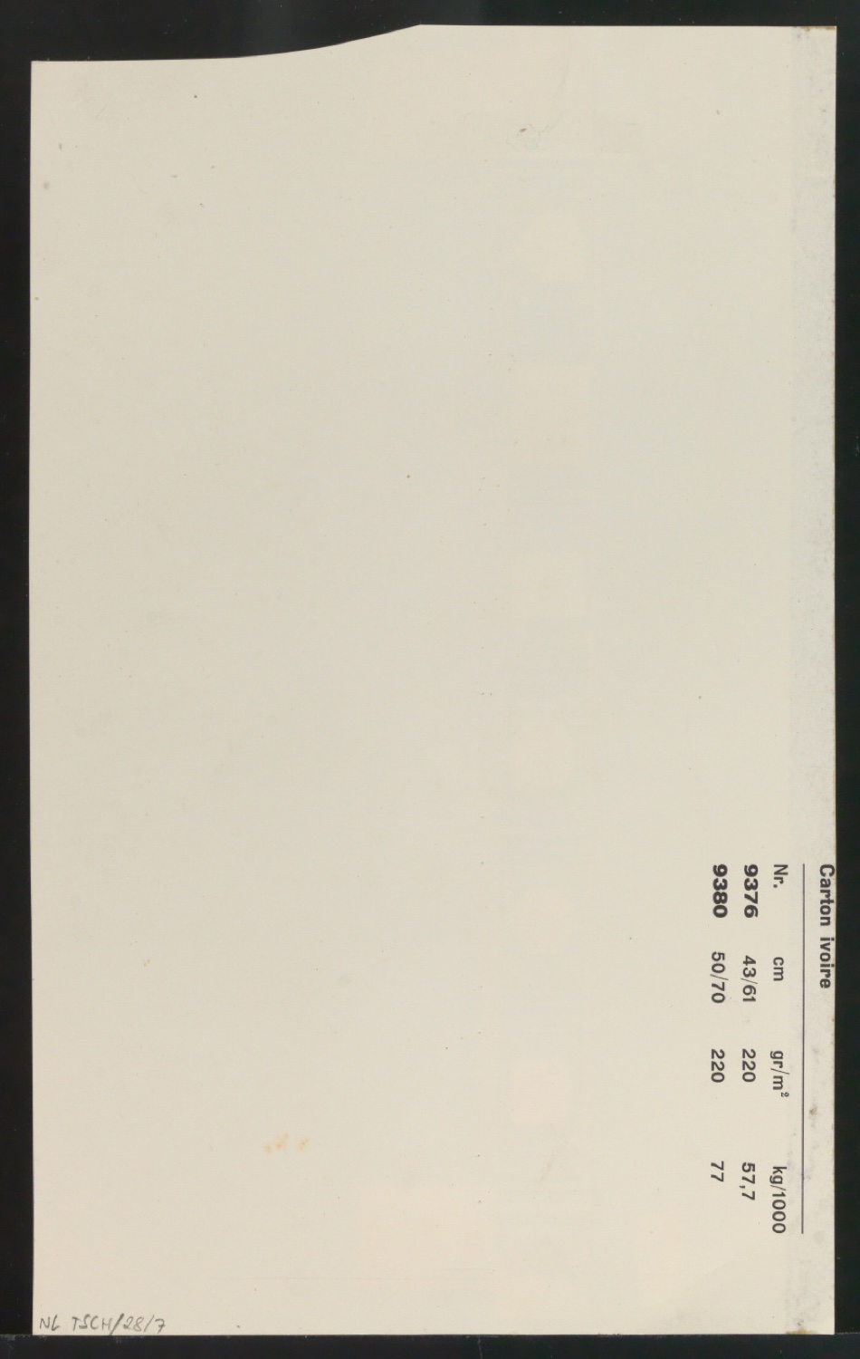 Klebeentwurf für den Buchrücken von Schönste, liebe mich — Blatt 2