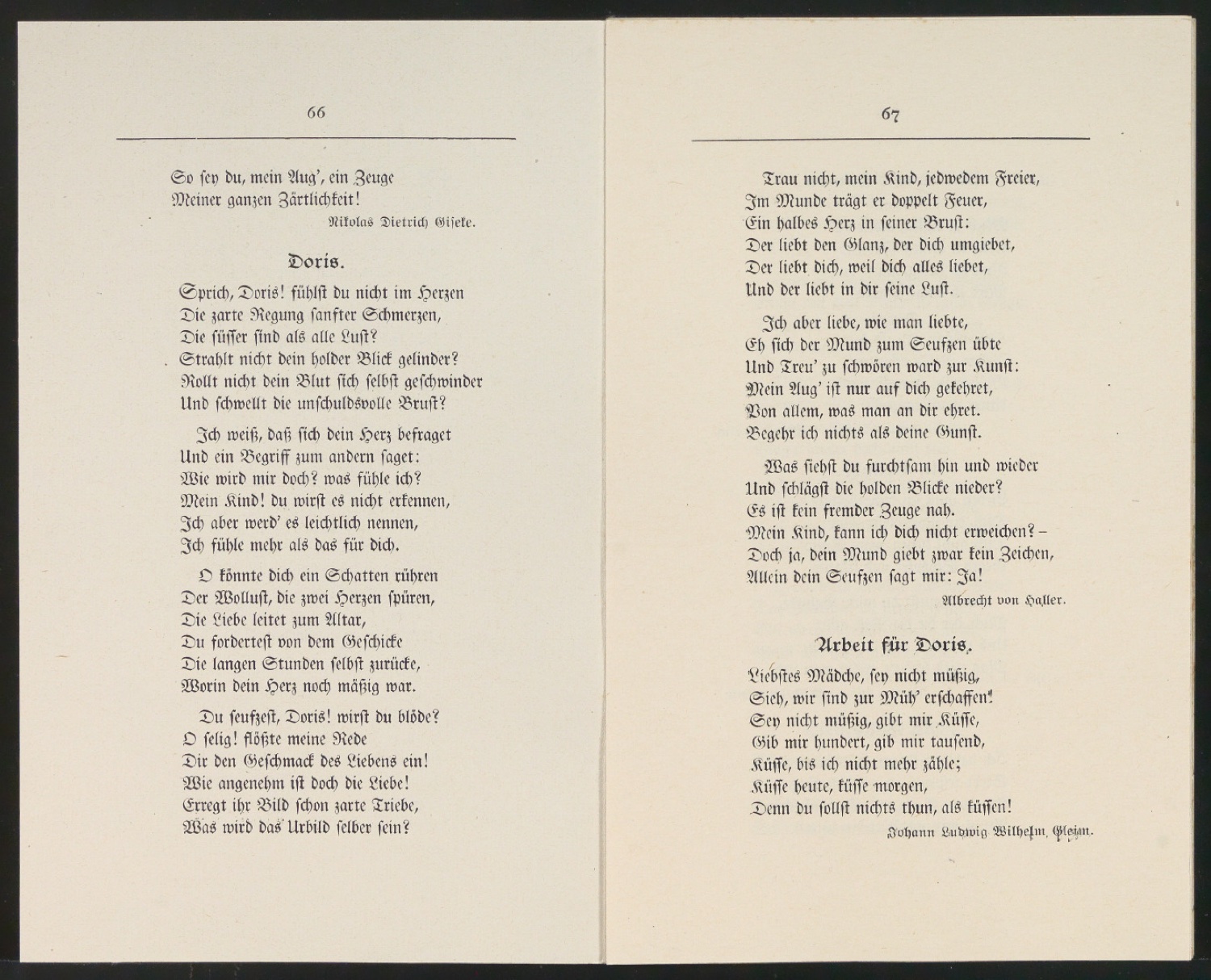 Korrekturbögen mit Probedruck eines Schutzumschlages für Schönste, liebe mich — Blatt 36