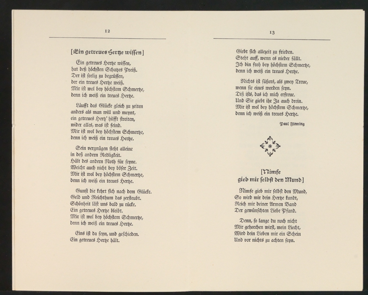 Probedruck mit montiertem Schutzumschlag für Schönste, liebe mich — Blatt 12