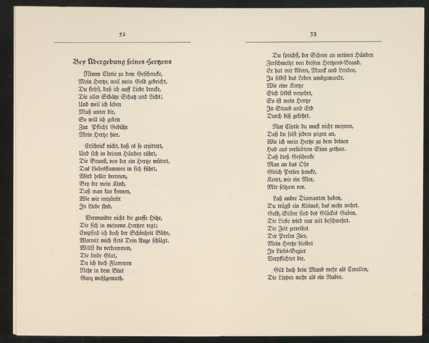 Probedruck mit montiertem Schutzumschlag für Schönste, liebe mich — Blatt 36