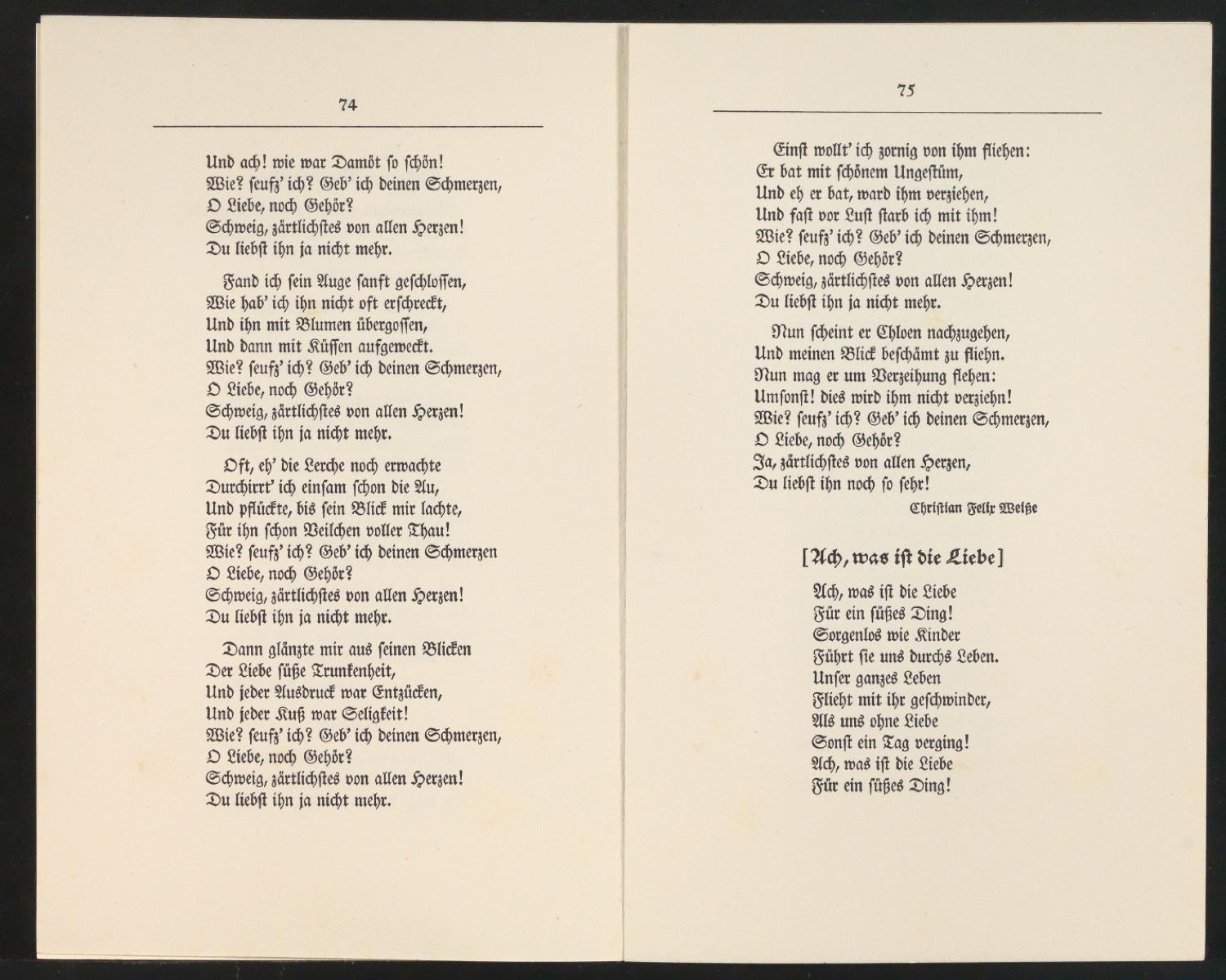 Probedruck mit montiertem Schutzumschlag für Schönste, liebe mich — Blatt 50
