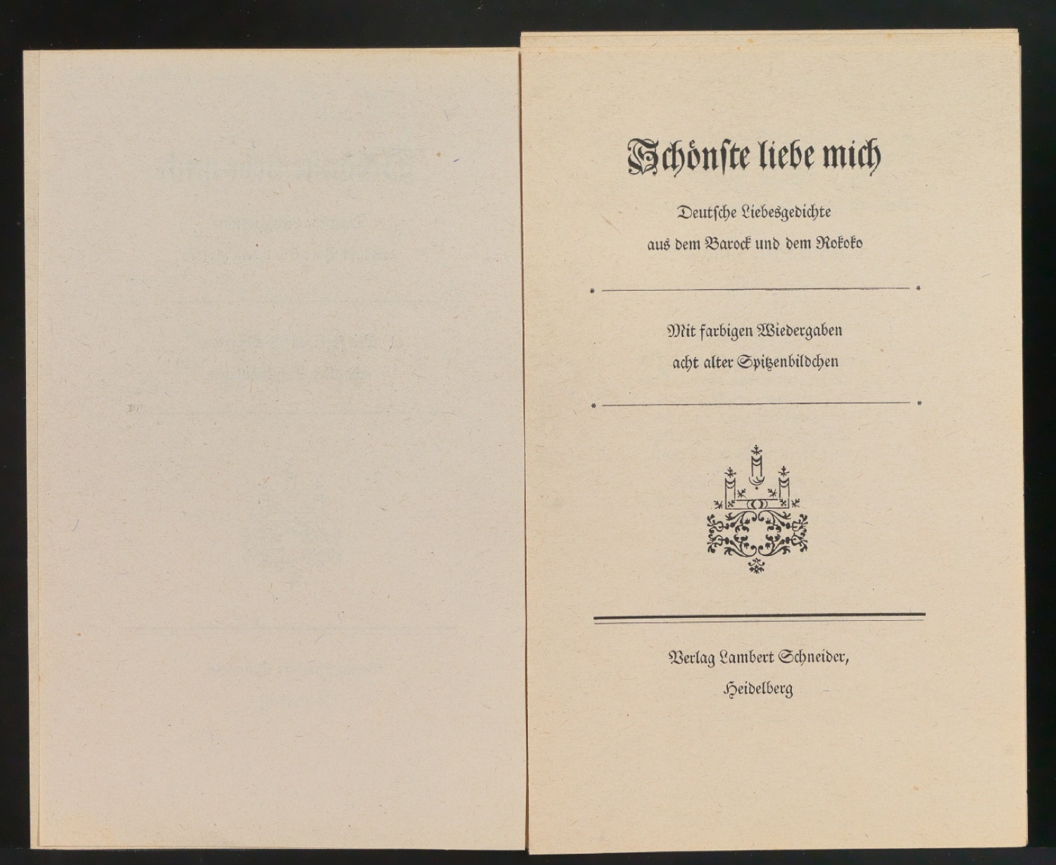 Korrekturbögen 3. Korrektur für Schönste, liebe mich — Blatt 5