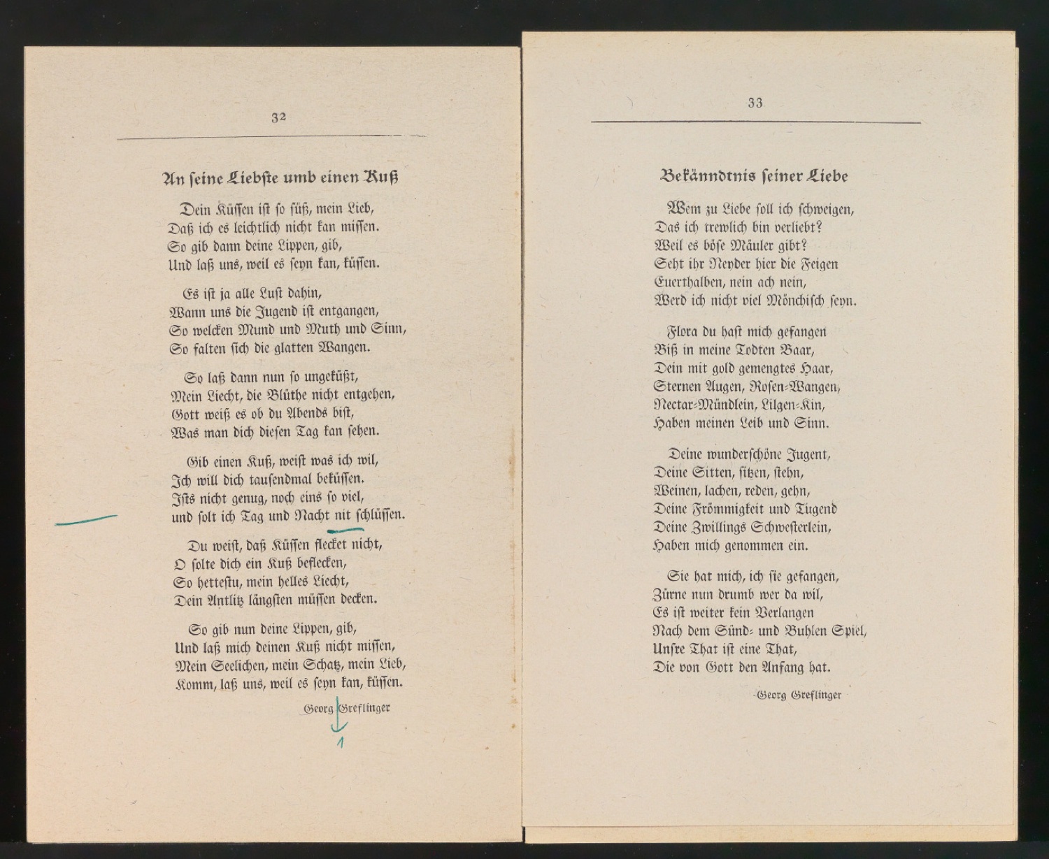 Korrekturbögen 3. Korrektur für Schönste, liebe mich — Blatt 20