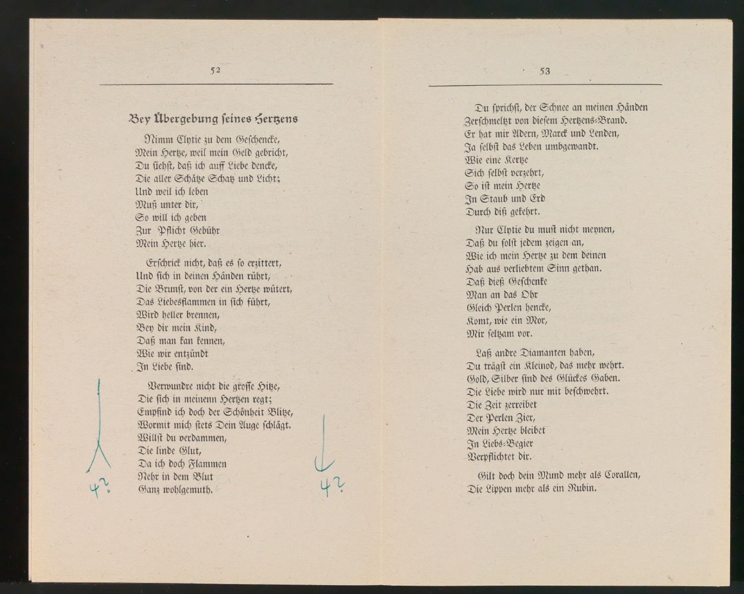 Korrekturbögen 3. Korrektur für Schönste, liebe mich — Blatt 30