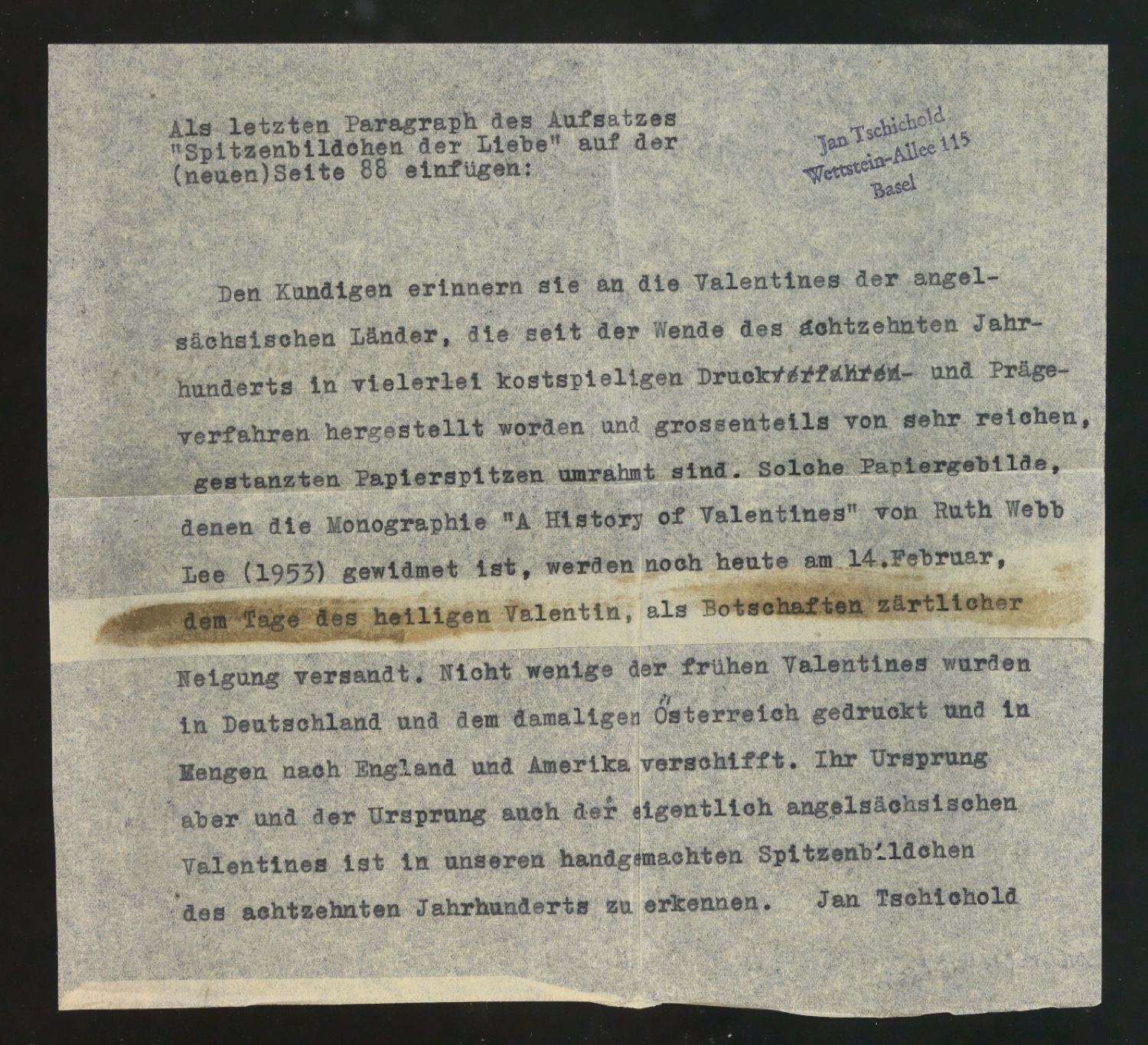 Korrekturbögen 2. Korrektur für Schönste, liebe mich — Blatt 51