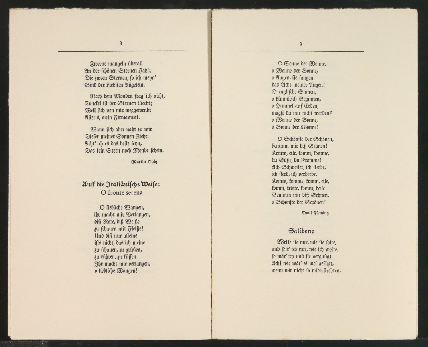 Aushängebogen für Schönste, liebe mich — Blatt 3