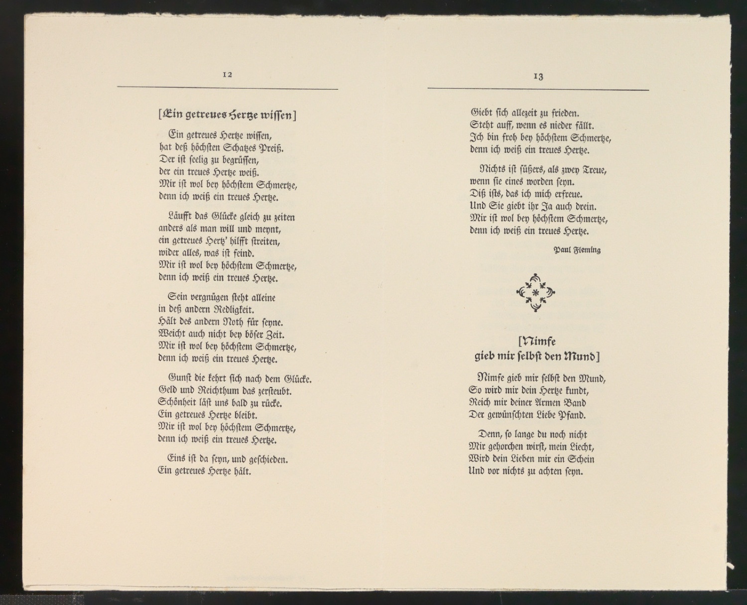 Aushängebogen für Schönste, liebe mich — Blatt 5