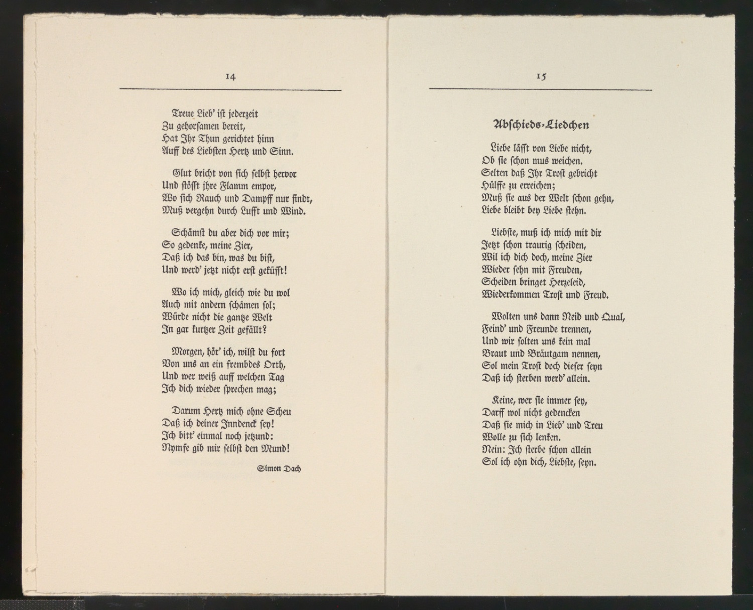 Aushängebogen für Schönste, liebe mich — Blatt 6