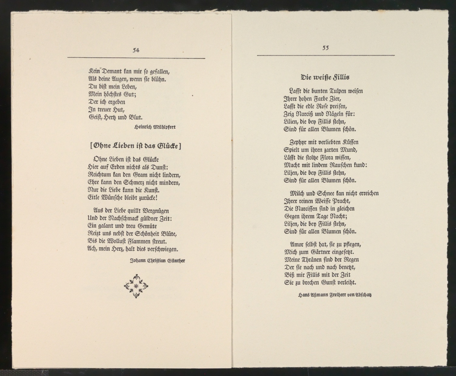 Aushängebogen für Schönste, liebe mich — Blatt 26