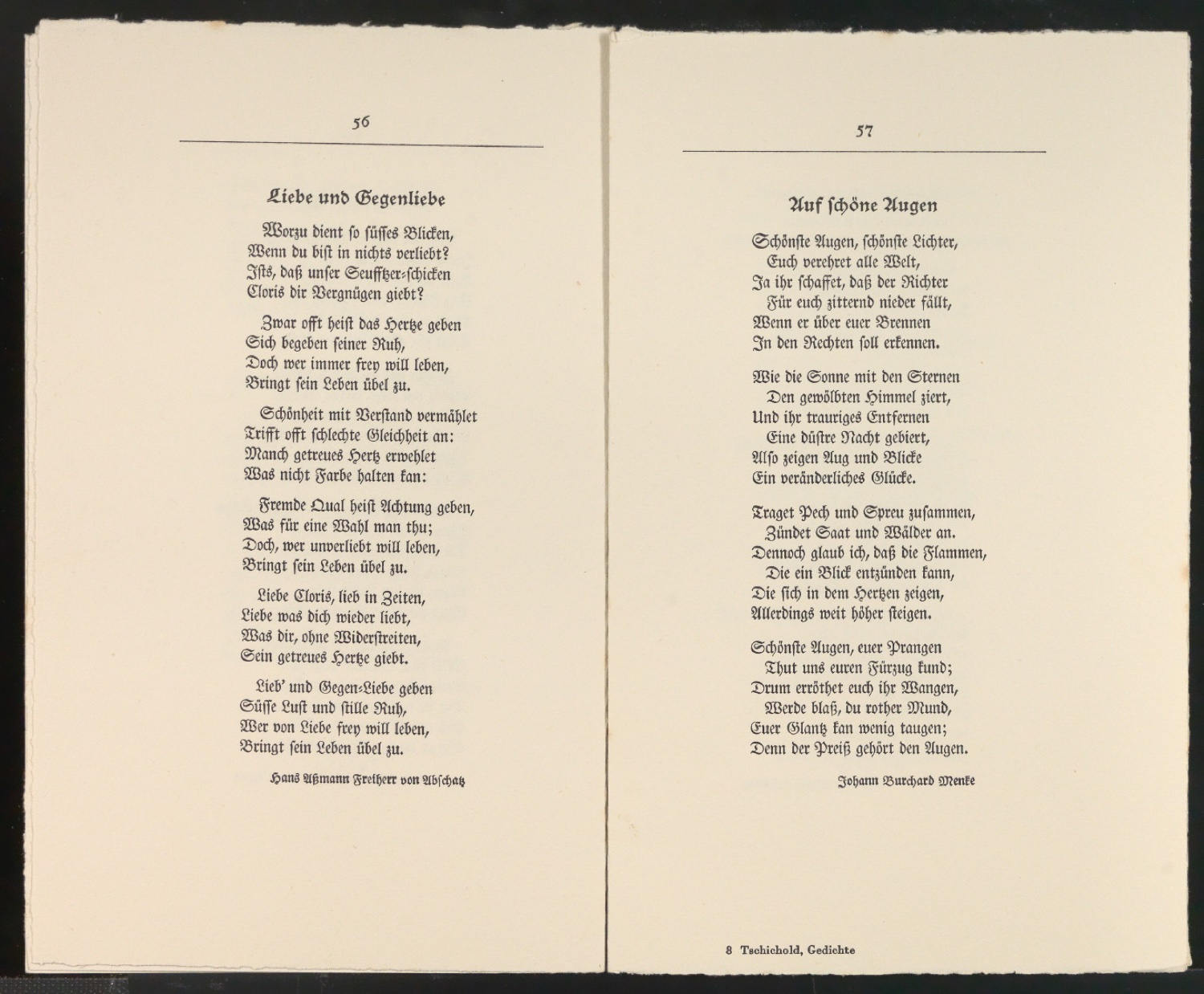 Aushängebogen für Schönste, liebe mich — Blatt 27