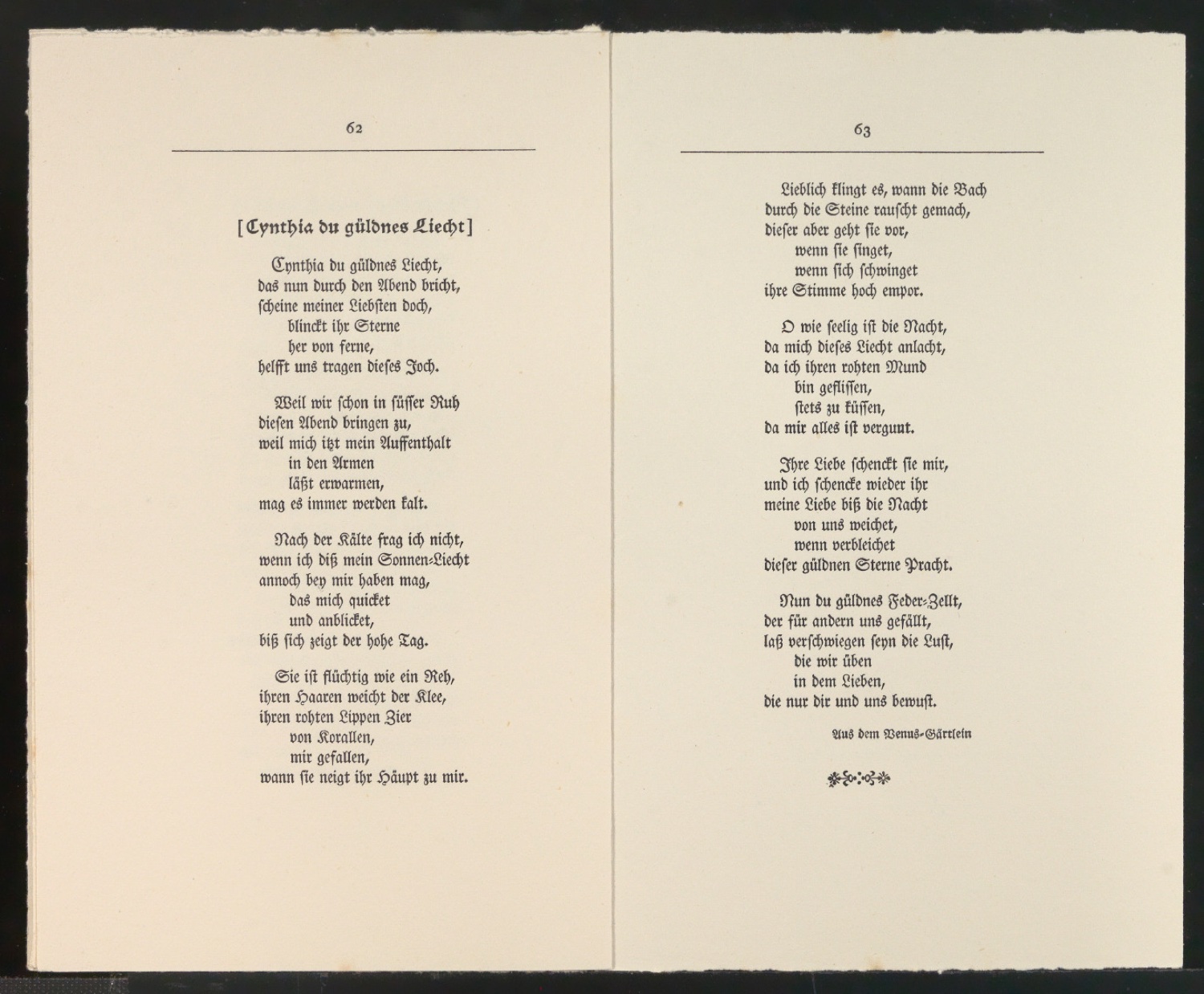 Aushängebogen für Schönste, liebe mich — Blatt 30