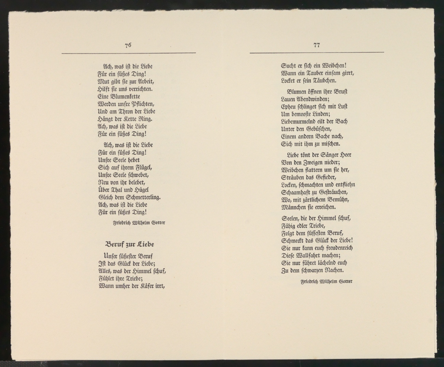 Aushängebogen für Schönste, liebe mich — Blatt 37