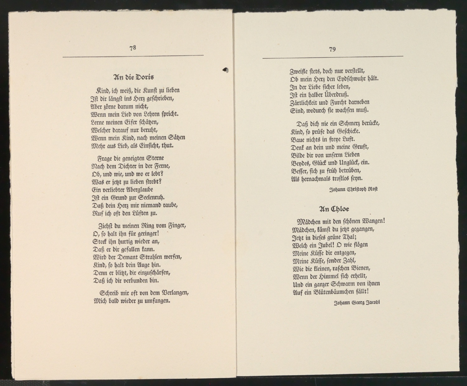 Aushängebogen für Schönste, liebe mich — Blatt 38