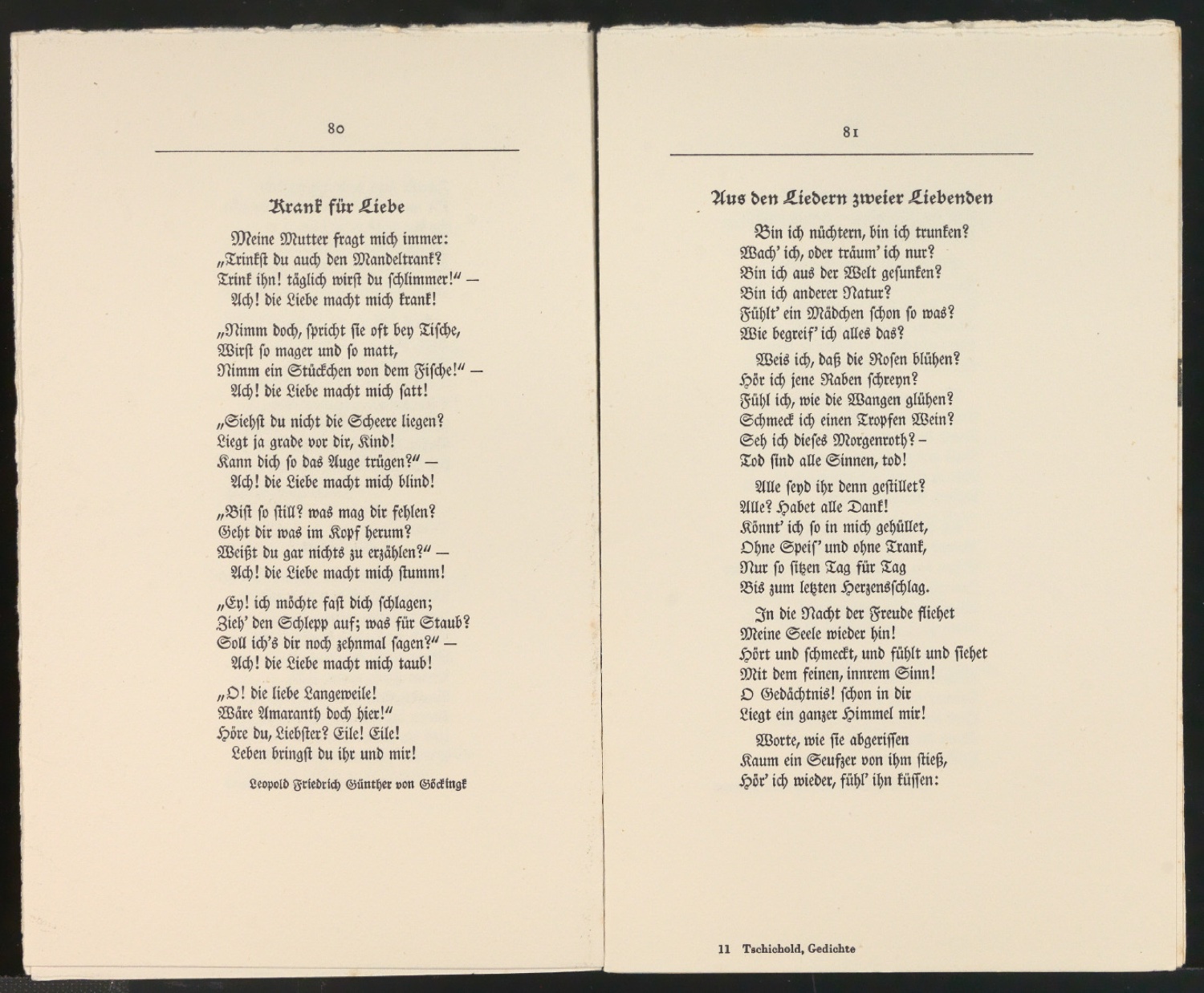 Aushängebogen für Schönste, liebe mich — Blatt 39