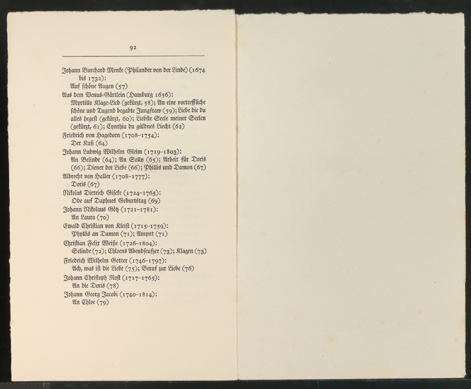 Aushängebogen für Schönste, liebe mich — Blatt 45
