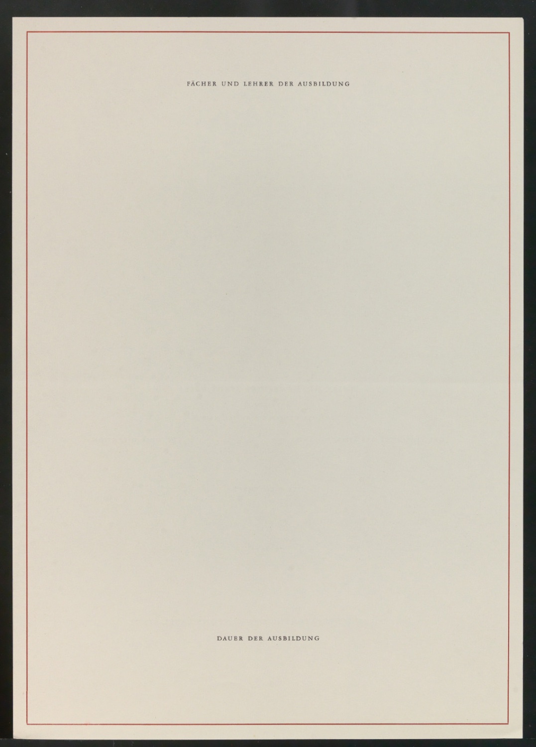 Zeugnisvordruck Diplom der Musik-Akademie Basel — Blatt 6